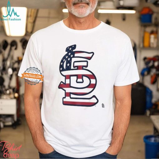 St. Louis Cardinals Logo 4th Of July Flag Shirt