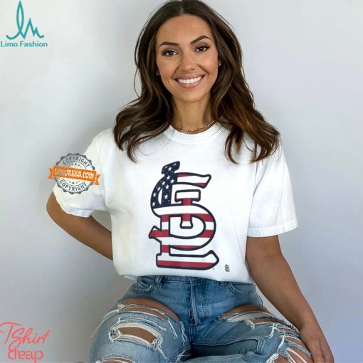 St. Louis Cardinals Logo 4th Of July Flag Shirt