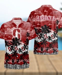 Stanford Cardinal Palms Tree Hawaiian Shirt