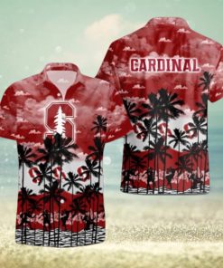 Stanford Cardinal Palms Tree Hawaiian Shirt