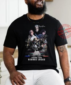 Star Wars 47th Anniversary 1977 2024 Thank You George Lucas T Shirt