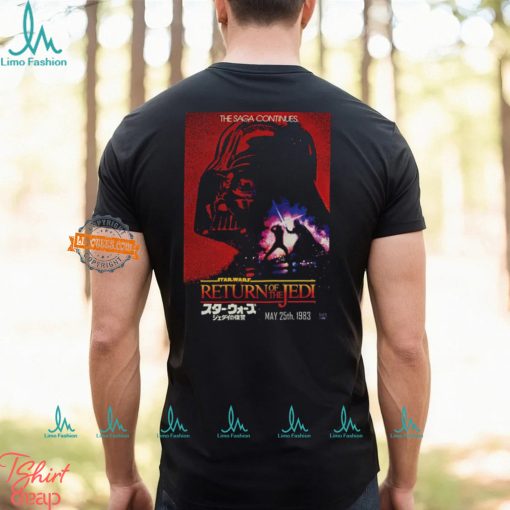 Star Wars Vader Poster Front Print T Shirt