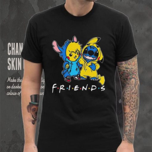 Stitch And Pokemon Pikachu Best Friends For Life Disney Fan shirt