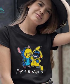 Stitch And Pokemon Pikachu Friends For Life Disney Fan T Shirt
