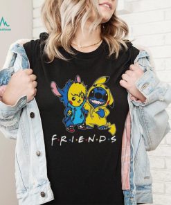 Stitch And Pokemon Pikachu Friends For Life Disney Fan T Shirt