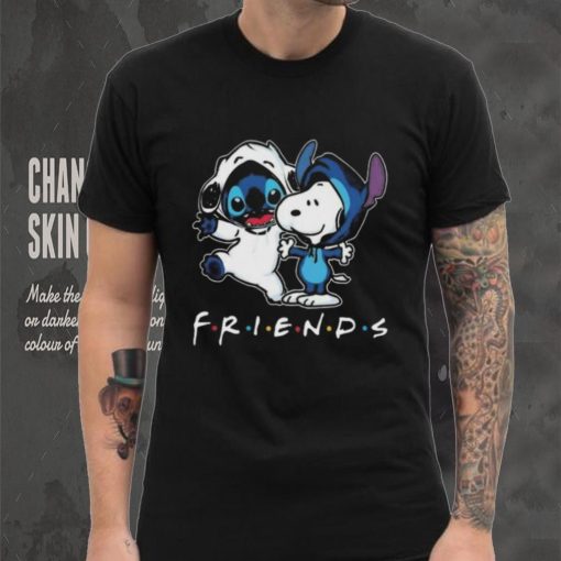 Stitch And Snoopy Peanuts Friends For Life Disney Fan T Shirt