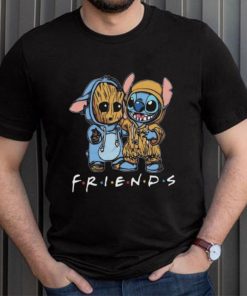 Stitch and groot marvel friends for life disney fan 2024 shirt