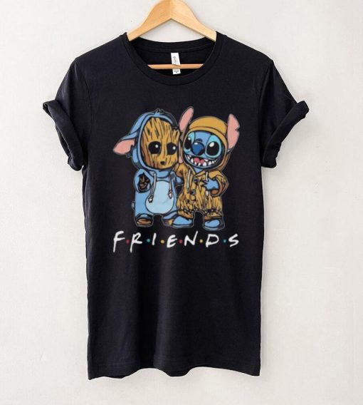 Stitch and groot marvel friends for life disney fan 2024 shirt