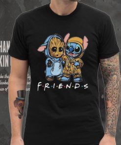 Stitch and groot marvel friends for life disney fan 2024 shirt