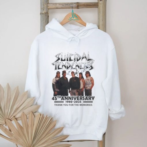 Suicidal Tendencies 45th Anniversary 1980 2025 Thank You For The Memories T Shirt