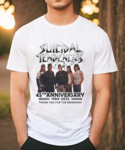 Suicidal Tendencies 45th Anniversary 1980 2025 Thank You For The Memories T Shirt