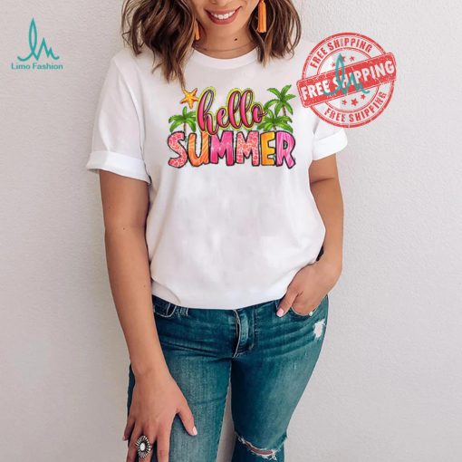 Summer Shirt, Hello Summer Shirt, Cute Summer Shirt