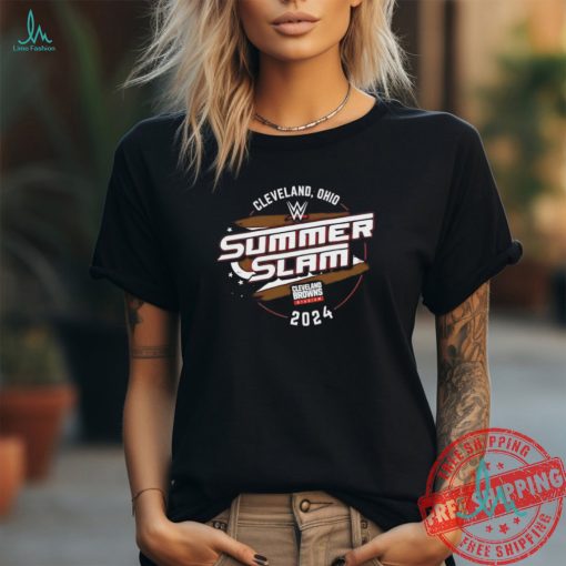 Summer Slam Cleveland Browns stadium 2024 logo shirt