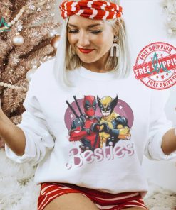 Superhero Deadpool Wolverine Besties Shirt Marvel T Shirt Wolverine Deadpool 3 Movie Tee Best Friends Shirt