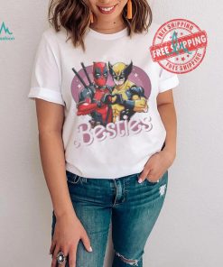 Superhero Deadpool Wolverine Besties Shirt Marvel T Shirt Wolverine Deadpool 3 Movie Tee Best Friends Shirt