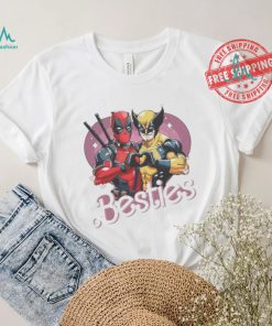 Superhero Deadpool Wolverine Besties Shirt Marvel T Shirt Wolverine Deadpool 3 Movie Tee Best Friends Shirt