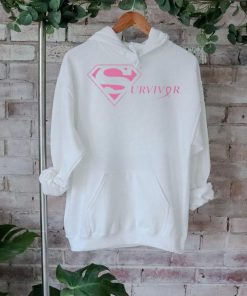 Survivor Breast Cancer Superman Logo shirt