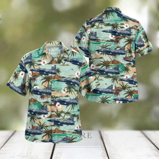 Swedish Air Force Saab 37 Viggen 3D Hawaiian Shirt Gift For Summer