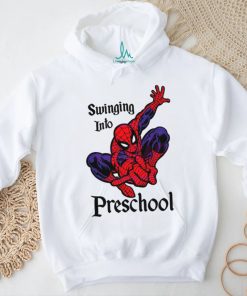 Swinging Into Preschool Marvel School shirt