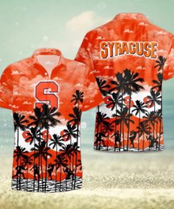 Syracuse Orange Palms Tree Hawaiian Shirt