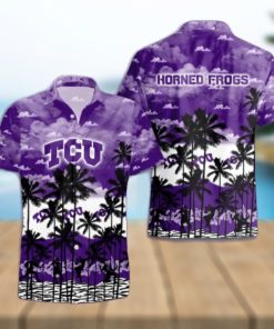 TCU Horned Frogs Palms Tree Hawaiian Shirt