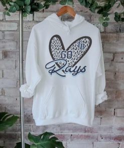 Tampa Bay Rays G III 4Her by Carl Banks Women's Leopard Heart Pullover Sweatshirt