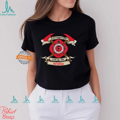 Tampa Firefighters Retired Decal Shirt