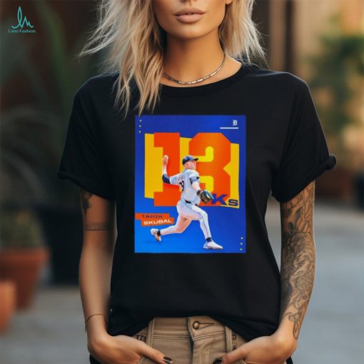 Tarik Skubal Detroit Tigers 13 Ks shirt