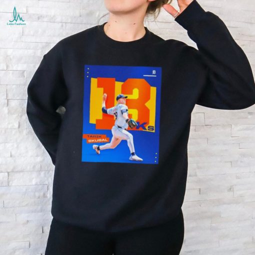 Tarik Skubal Detroit Tigers 13 Ks shirt