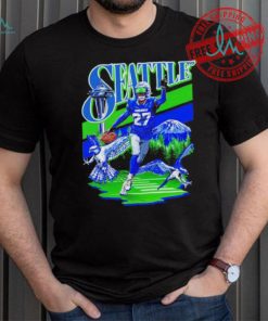 Tariq Woolen Seattle Seahawks football graphic shirt