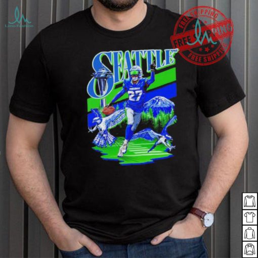 Tariq Woolen Seattle Seahawks football graphic shirt