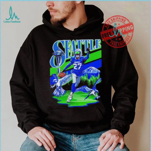 Tariq Woolen Seattle Seahawks football graphic shirt