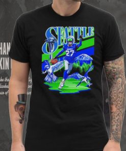 Tariq Woolen Seattle Seahawks football graphic shirt