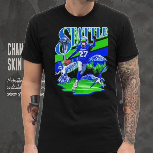 Tariq Woolen Seattle Seahawks football graphic shirt