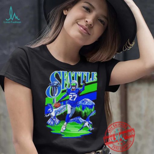 Tariq Woolen Seattle Seahawks football graphic shirt