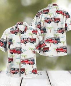 Taunton, Massachusetts, Taunton Fire Department 3D Hawaiian Shirt Gift For Summer