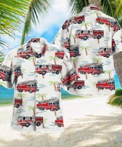 Taunton, Massachusetts, Taunton Fire Department 3D Hawaiian Shirt Gift For Summer