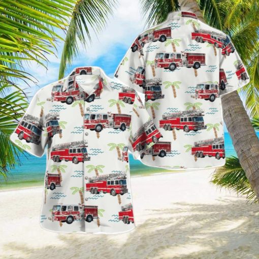 Taunton, Massachusetts, Taunton Fire Department 3D Hawaiian Shirt Gift For Summer