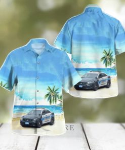 Taunton, Massachusetts, Taunton Police Department 3D Hawaiian Shirt Gift For Summer