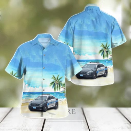 Taunton, Massachusetts, Taunton Police Department 3D Hawaiian Shirt Gift For Summer