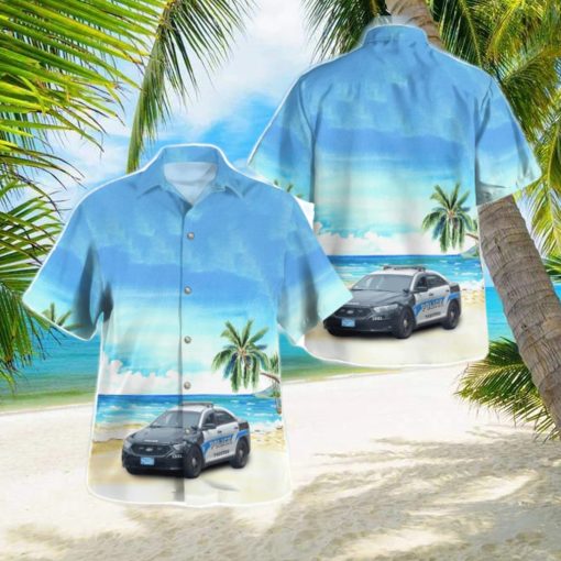 Taunton, Massachusetts, Taunton Police Department 3D Hawaiian Shirt Gift For Summer