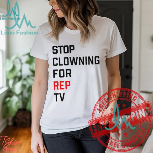 Taylor Swift Wearing Stop Clowning For Rep Tv Shirt