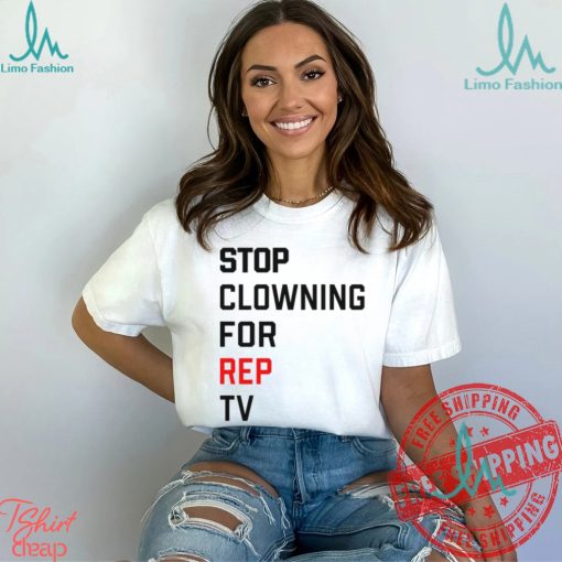 Taylor Swift Wearing Stop Clowning For Rep Tv Shirt