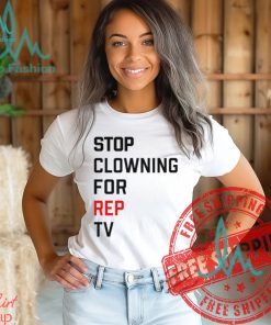 Taylor Swift Wearing Stop Clowning For Rep Tv Shirt