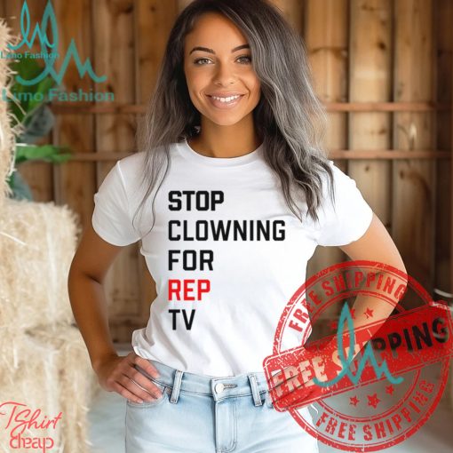 Taylor Swift Wearing Stop Clowning For Rep Tv Shirt