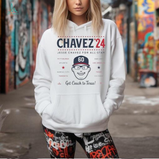 Team Atlanta Braves Wearing Chavez 24 Jesse Chavez For All Star Get Coach To Texas Shirt