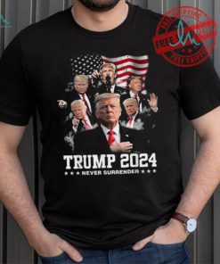 Team Donald Trump 2024 Never Surrender T Shirt