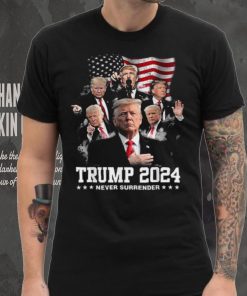 Team Donald Trump 2024 Never Surrender T Shirt, hoodie, sweater, long sleeve and tank top Team Donald Trump 2024 Never Surrender T Shirt