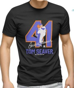 Teambrown Tom Seaver hall of fame class of 1992 signature shirt