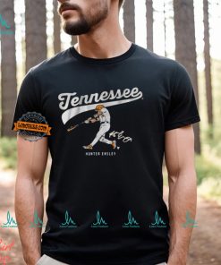 Tennessee Baseball Hunter Ensley Slugger Swing signature t shirt